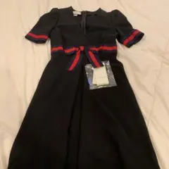 GUCCI Dress Black Web Stripe Size Sのサムネイル