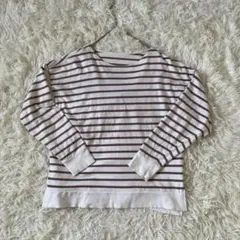 GRL　グレイル （F ）ストライプ 長袖カットソー ボートネック