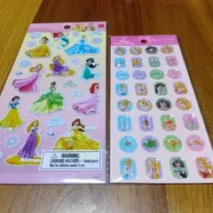 ディズニープリンセス ペタペタシール　ストーンシール
