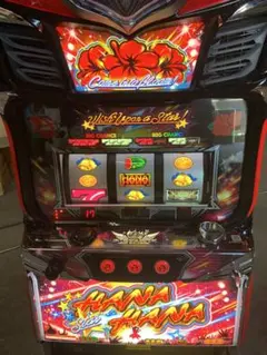 パチスロ実機】パイオニア☆スーパーハナハナ30【コイン不要機付き】4