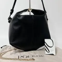 【極美品】polene beri ショルダーバッグ　ワンハンドルバッグ　ブラックのサムネイル