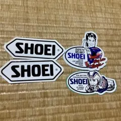 希少 旧ロゴ SHOEI ステッカー 2枚 未使用 / 当時物 ショウエイ ヘルメット ロゴ デカール SHOEI - SHOEI ステッカー 希少 レア mm93 日本GP限定の通販 by