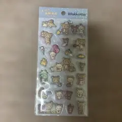 リラックマ　もっと！ふにふにシール　ブルー