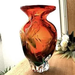 Vintage／ヴィンテージ　アートガラス　フラワーベース