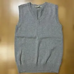 Boo Collection グレー Vネック スクールベスト