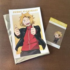 ヒロアカ　RED東京タワー　SNS風クリアカード　ポストカード　上鳴電気