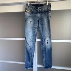 DIESELディーゼルgrupee デニムスウェット