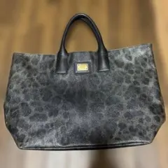 ドルガバ⭐︎レオパード柄トートバッグ ブラック系のサムネイル