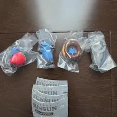 パペットスンスン　めじるしアクセサリー　４個セット