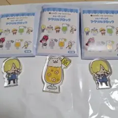 原宿麦わらストア限定　サンジのおやつ　アクリルブロックセット
