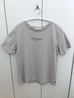 a.v.v 【接触冷感】プチロゴTシャツ 半袖 グレージュのサムネイル