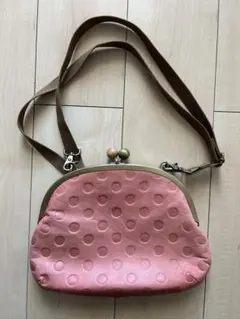 kanmiドット柄ショルダーバッグ
