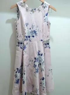 フラワー snidel ノースリーブ ワンピース 花柄 ピンク 可愛い S