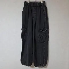 WEGO ドローコード　カーゴパンツ　グレー