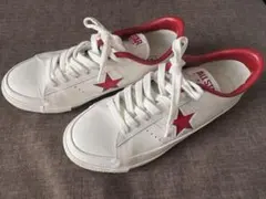 CONVERSE ONE STAR ホワイト/レッド スニーカー