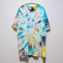 美品 ⭐ ギルダン Tシャツ 半袖 ビッグサイズ 絞り 夏 ユニセックス XL