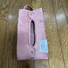 吊り下げ式 ティッシュケース ピンク