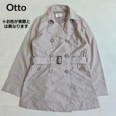 【未使用】Otto オットー　トレンチコート　グレージュ　L　ベルト付き　薄手のサムネイル