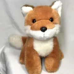 キタキツネのぬいぐるみ 北海道おみやげ 昭和レトロ ヴィンテージ