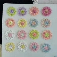 お花のモチーフ③〜タティングレースのパーツ