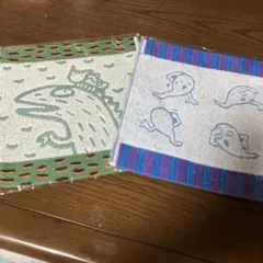 めがねうさぎ　ティラノザウルスシリーズ　ハンドタオル