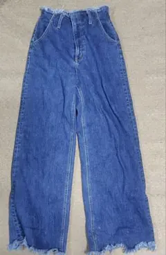 AZUL by moussy ワイドデニム