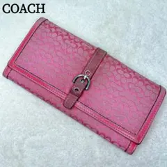 coach wallet miniSignature Soho pink y2k
