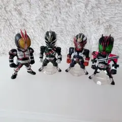 仮面ライダー コンバージ 響鬼 威吹鬼 轟鬼 斬鬼 4点 台座あり 貴重