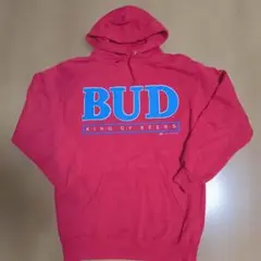 Budweiser JERZEES パーカー レッド L