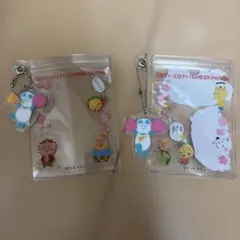 コジコジ チアパンダ アクリルキーホルダー 2種セット イオン限定ジッパーケースのサムネイル