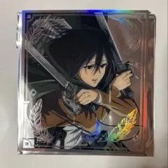 進撃の巨人　ミカサ　オーロラクリア色紙コレクション　バンダイナムコ