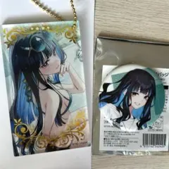 FGO ローソン　テノチティトラン　概念礼装キーホルダー　グリッター缶バッジ