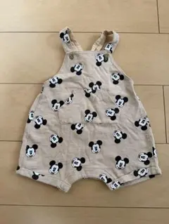 H＆M ミッキーマウス オーガニックコットン サロペット 68cm