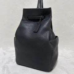 OLD COACH 4922 巾着 ショルダーバッグ 黒 レザー USA製