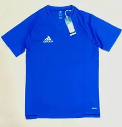 adidas 青シャツ Sサイズ未使用