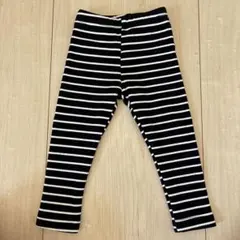 ストライプデザインパンツ（黒と白）