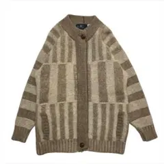 Vintage LeRoy 100% ウール カーディガン 古着 レディース M