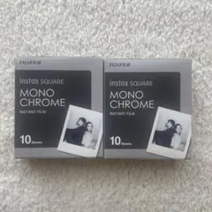 FUJIFILM instax SQUARE MONO CHROME 20枚入り