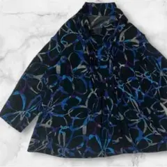 00's vintage レトロ 花柄 シャツ　長袖 ヴィンテージ調
