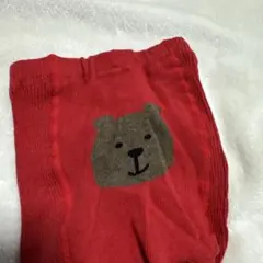 『未使用』baby GAP ベアボトムタイツ 2-3歳　赤