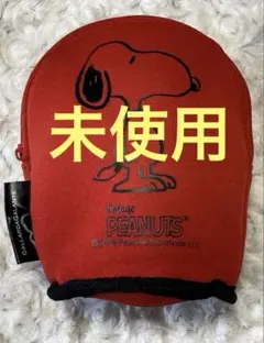 【未使用】スヌーピー　SNOOPY ポーチ　赤　小物入れ　化粧ポーチ