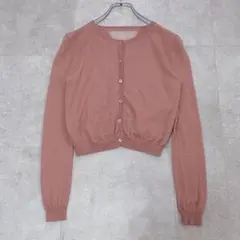 【美品✨】RED VALENTINO ニット カーディガン レース ピンクのサムネイル