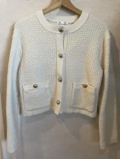 GU カーディガン ホワイト Mサイズ