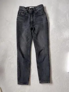 MOUSSY ダークグレー スキニーデニム