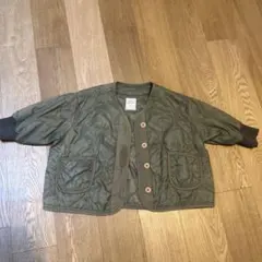 韓国子供服　キルト薄中綿ジャケット　xs