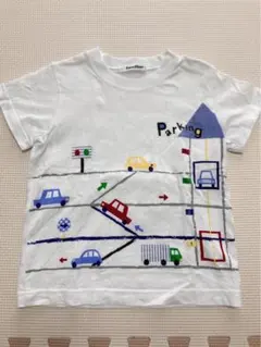 familiar 駐車場イラスト Tシャツ　サイズ110