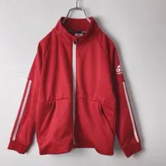 adidas キッズ　ジャージ　裏起毛　トラックジャケット　130 古着