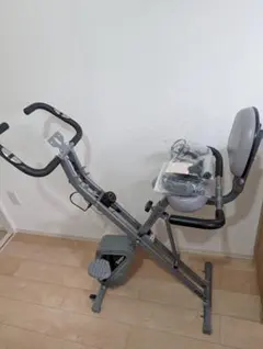 折りたたみ式フィットネスバイク グレー（完品）