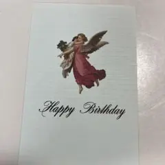 天使の誕生日カード