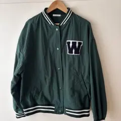 ハニーズ　グリーン ジャンパー Wロゴ